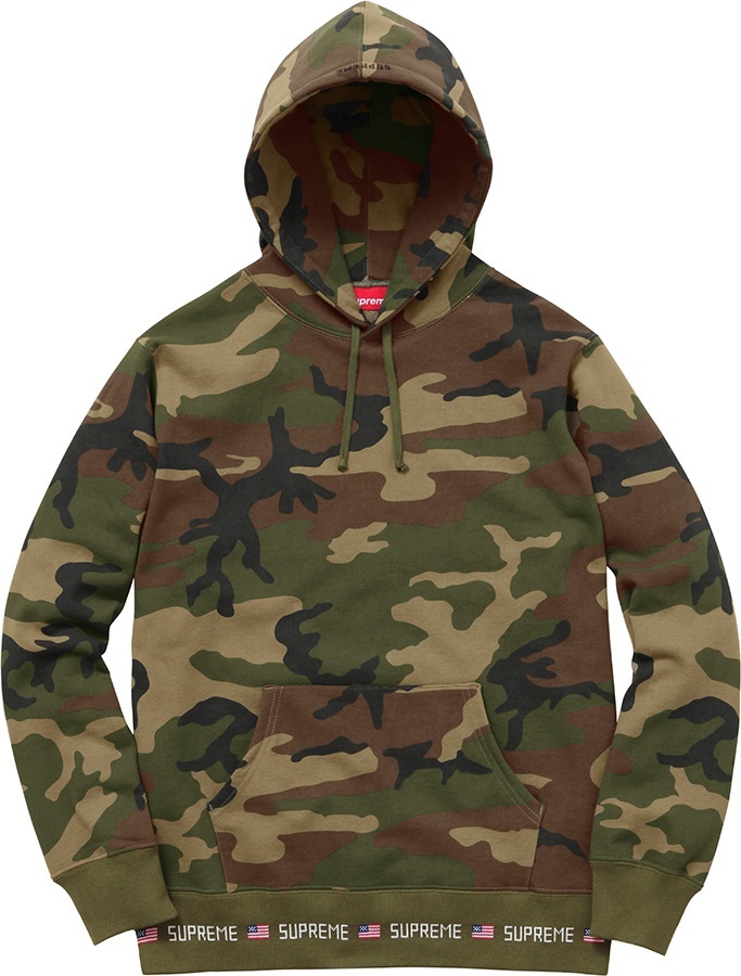 Logo Rib Hooded Sweatshirt view 2